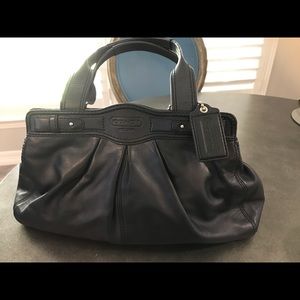 Coach Black leather bag